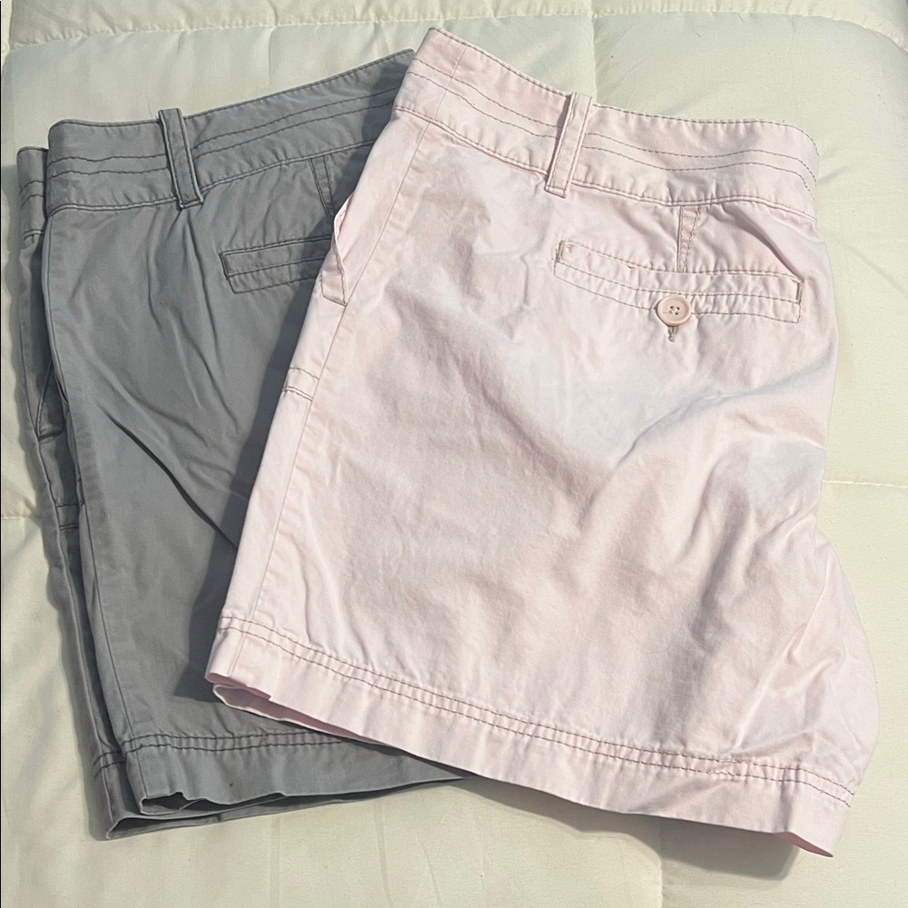 Set of 2 LOFT Pink and Gray Shorts